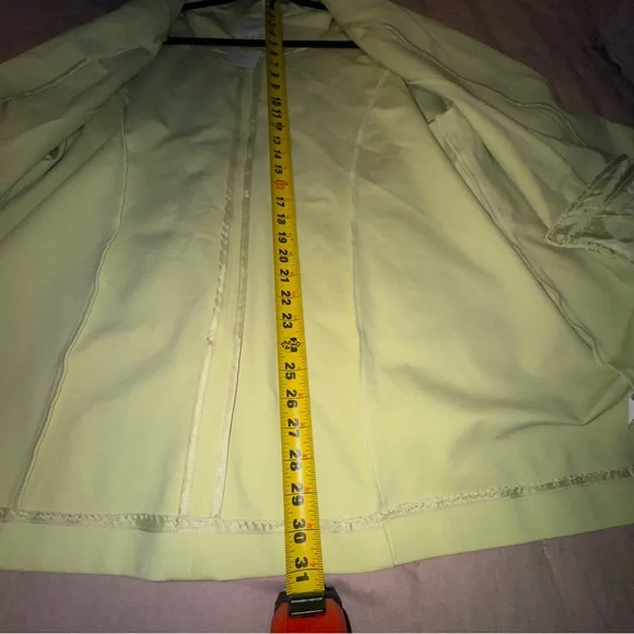 Liverpool Sorbet Soirée Boyfriend Blazer in Lemon Grass - 3X. New with Tags. - Picture 7 of 12